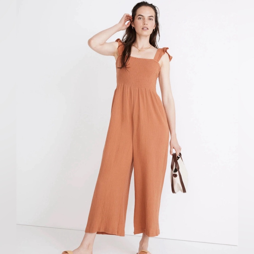 Madewell Orange Jumpsuit
